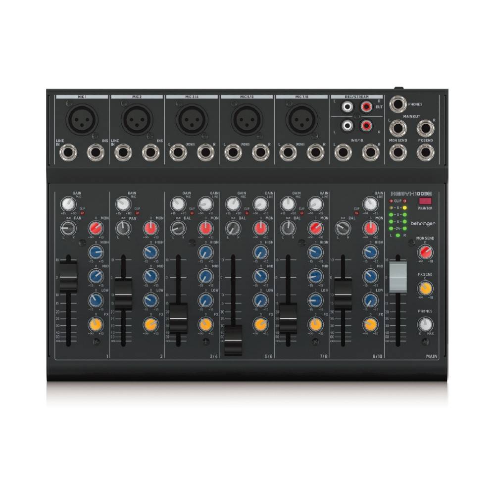 BEHRINGER XENYX 1003B Premium Analog 10Input Mixer with 5 Mic Preamps